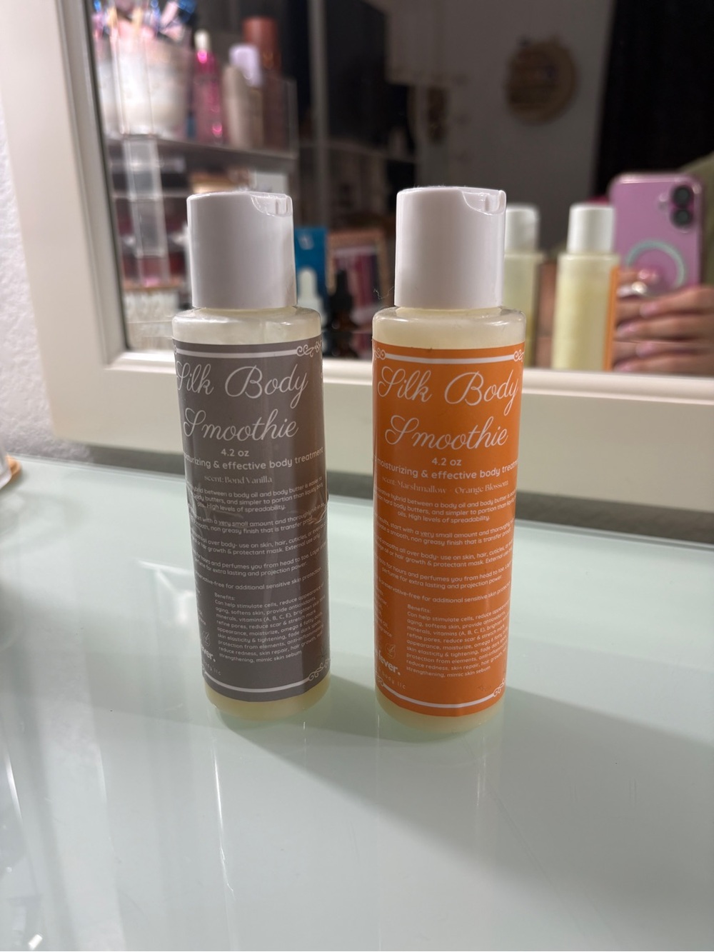 Isle Fever Bond Vanilla & Marshmallow Orange Blossom Silk Body Smoothie 2 Pc Set